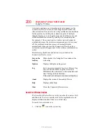 Preview for 200 page of Toshiba A210-EZ2201 - Satellite Pro - Athlon 64 X2 1.8 GHz User Manual