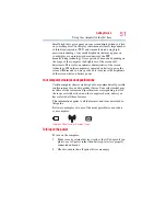 Предварительный просмотр 51 страницы Toshiba A300-ST3511 User Manual