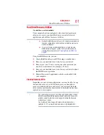 Предварительный просмотр 61 страницы Toshiba A300-ST3511 User Manual