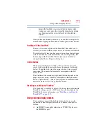 Предварительный просмотр 71 страницы Toshiba A300-ST3511 User Manual