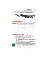 Предварительный просмотр 77 страницы Toshiba A300-ST3511 User Manual