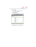 Предварительный просмотр 167 страницы Toshiba A300-ST3511 User Manual