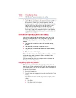 Предварительный просмотр 172 страницы Toshiba A300-ST3511 User Manual