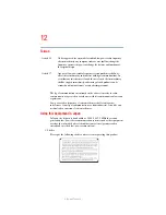 Preview for 12 page of Toshiba A35-S159 - Satellite - Mobile Pentium 4 2.3 GHz User Manual