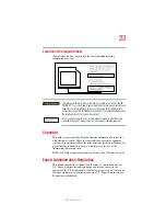 Preview for 23 page of Toshiba A35-S159 - Satellite - Mobile Pentium 4 2.3 GHz User Manual