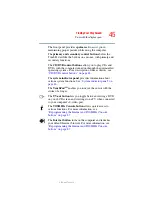 Preview for 45 page of Toshiba A35-S159 - Satellite - Mobile Pentium 4 2.3 GHz User Manual