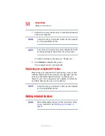 Preview for 58 page of Toshiba A35-S159 - Satellite - Mobile Pentium 4 2.3 GHz User Manual