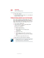 Preview for 60 page of Toshiba A35-S159 - Satellite - Mobile Pentium 4 2.3 GHz User Manual