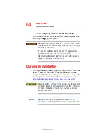 Preview for 64 page of Toshiba A35-S159 - Satellite - Mobile Pentium 4 2.3 GHz User Manual