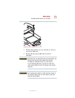 Preview for 71 page of Toshiba A35-S159 - Satellite - Mobile Pentium 4 2.3 GHz User Manual