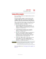 Preview for 79 page of Toshiba A35-S159 - Satellite - Mobile Pentium 4 2.3 GHz User Manual