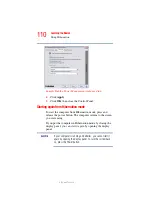 Preview for 110 page of Toshiba A35-S159 - Satellite - Mobile Pentium 4 2.3 GHz User Manual