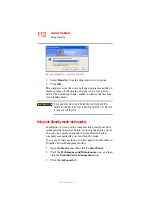 Preview for 112 page of Toshiba A35-S159 - Satellite - Mobile Pentium 4 2.3 GHz User Manual