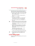 Preview for 139 page of Toshiba A35-S159 - Satellite - Mobile Pentium 4 2.3 GHz User Manual