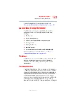 Preview for 173 page of Toshiba A35-S159 - Satellite - Mobile Pentium 4 2.3 GHz User Manual