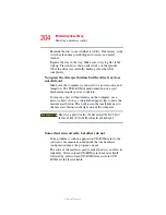 Preview for 204 page of Toshiba A35-S159 - Satellite - Mobile Pentium 4 2.3 GHz User Manual