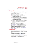 Preview for 213 page of Toshiba A35-S159 - Satellite - Mobile Pentium 4 2.3 GHz User Manual