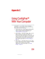 Preview for 226 page of Toshiba A35-S159 - Satellite - Mobile Pentium 4 2.3 GHz User Manual