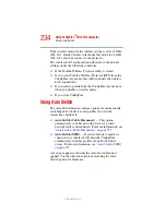 Preview for 234 page of Toshiba A35-S159 - Satellite - Mobile Pentium 4 2.3 GHz User Manual