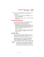 Preview for 235 page of Toshiba A35-S159 - Satellite - Mobile Pentium 4 2.3 GHz User Manual