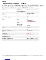 Preview for 3 page of Toshiba A35-S1592 Specifications