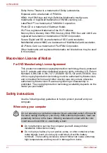 Preview for 6 page of Toshiba A355-SC2902 User Manual