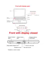 Preview for 5 page of Toshiba A4-S111TD Specifications