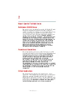 Preview for 2 page of Toshiba A40-S161 User Manual