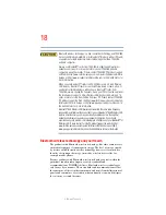 Preview for 18 page of Toshiba A40-S161 User Manual