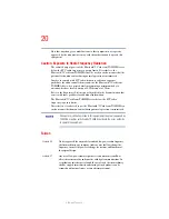 Preview for 20 page of Toshiba A40-S161 User Manual