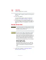 Preview for 72 page of Toshiba A40-S161 User Manual