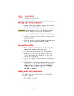 Preview for 100 page of Toshiba A40-S161 User Manual