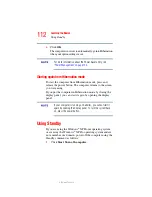 Preview for 112 page of Toshiba A40-S161 User Manual