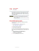 Preview for 114 page of Toshiba A40-S161 User Manual