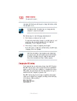 Preview for 120 page of Toshiba A40-S161 User Manual