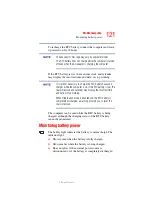 Preview for 121 page of Toshiba A40-S161 User Manual