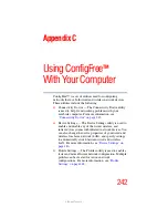 Preview for 242 page of Toshiba A40-S161 User Manual