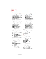 Preview for 274 page of Toshiba A40-S161 User Manual