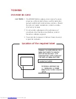 Предварительный просмотр 15 страницы Toshiba A40 Series User Manual