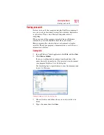 Preview for 101 page of Toshiba A500 ST5605 - Satellite - Core 2 Duo 2.2 GHz User Manual