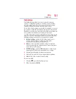 Preview for 181 page of Toshiba A500 ST5605 - Satellite - Core 2 Duo 2.2 GHz User Manual