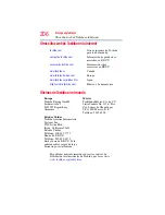 Preview for 206 page of Toshiba A505-SP6986C (Spanish) Manual Del Usuario