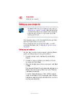 Preview for 46 page of Toshiba A55 S306 - Satellite - Pentium M 1.5 GHz User Manual