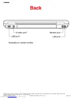 Preview for 8 page of Toshiba A55-S326 Specifications