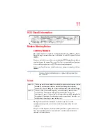 Preview for 11 page of Toshiba A6-EZ6313 User Manual