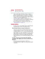 Предварительный просмотр 218 страницы Toshiba A6-EZ6313 User Manual