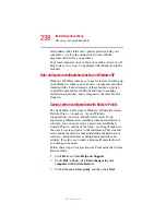 Предварительный просмотр 238 страницы Toshiba A6-EZ6313 User Manual