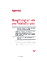 Preview for 257 page of Toshiba A6-EZ6313 User Manual