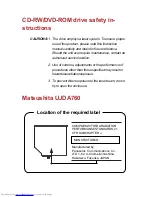 Предварительный просмотр 17 страницы Toshiba A60-S156 User Manual