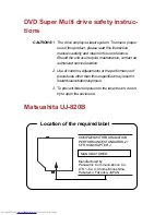 Предварительный просмотр 21 страницы Toshiba A60-S156 User Manual